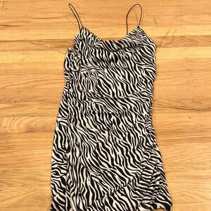 Wild Fable Zebra Print Mini Dress